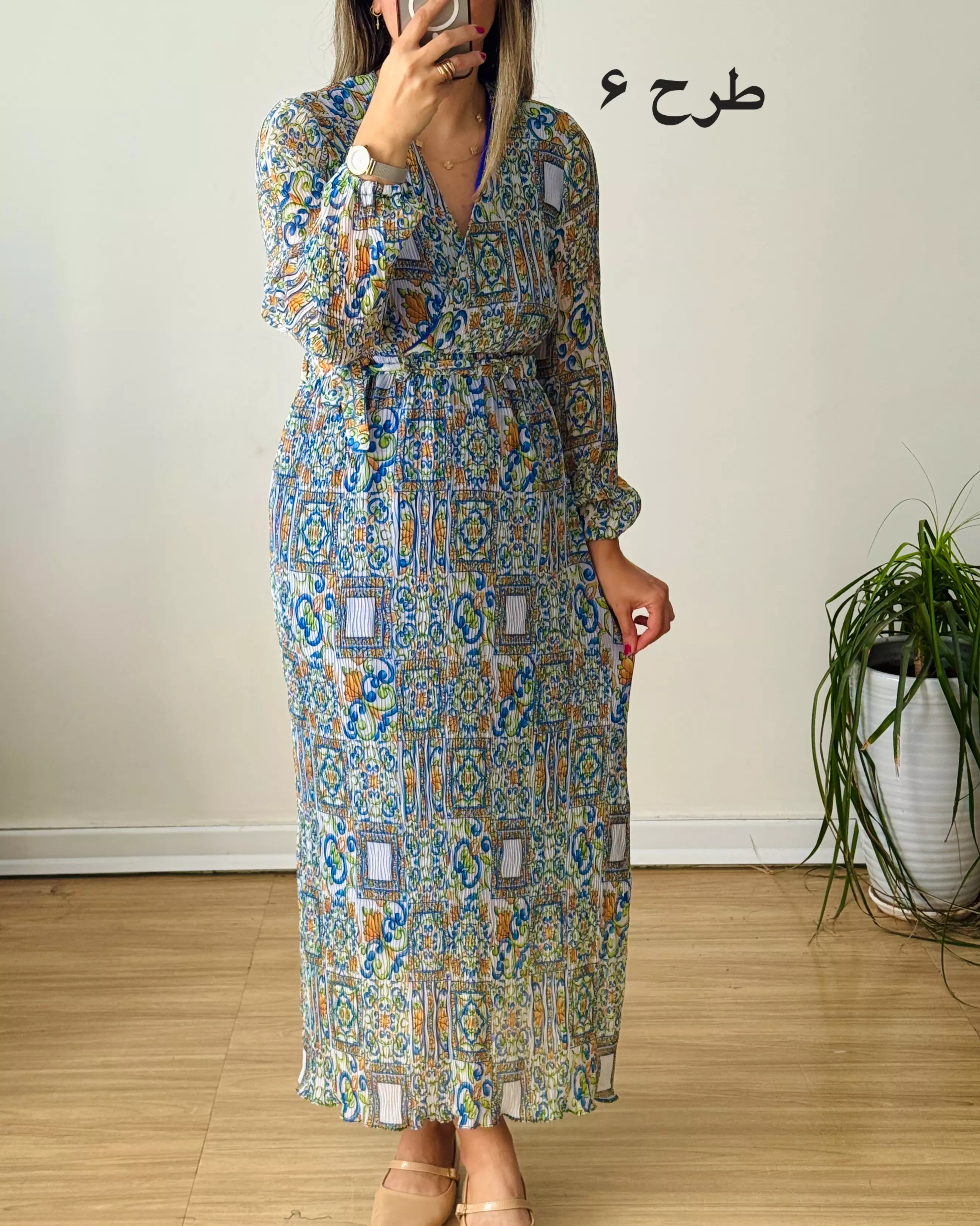پیراهن مجلسی پلیسه بهارک