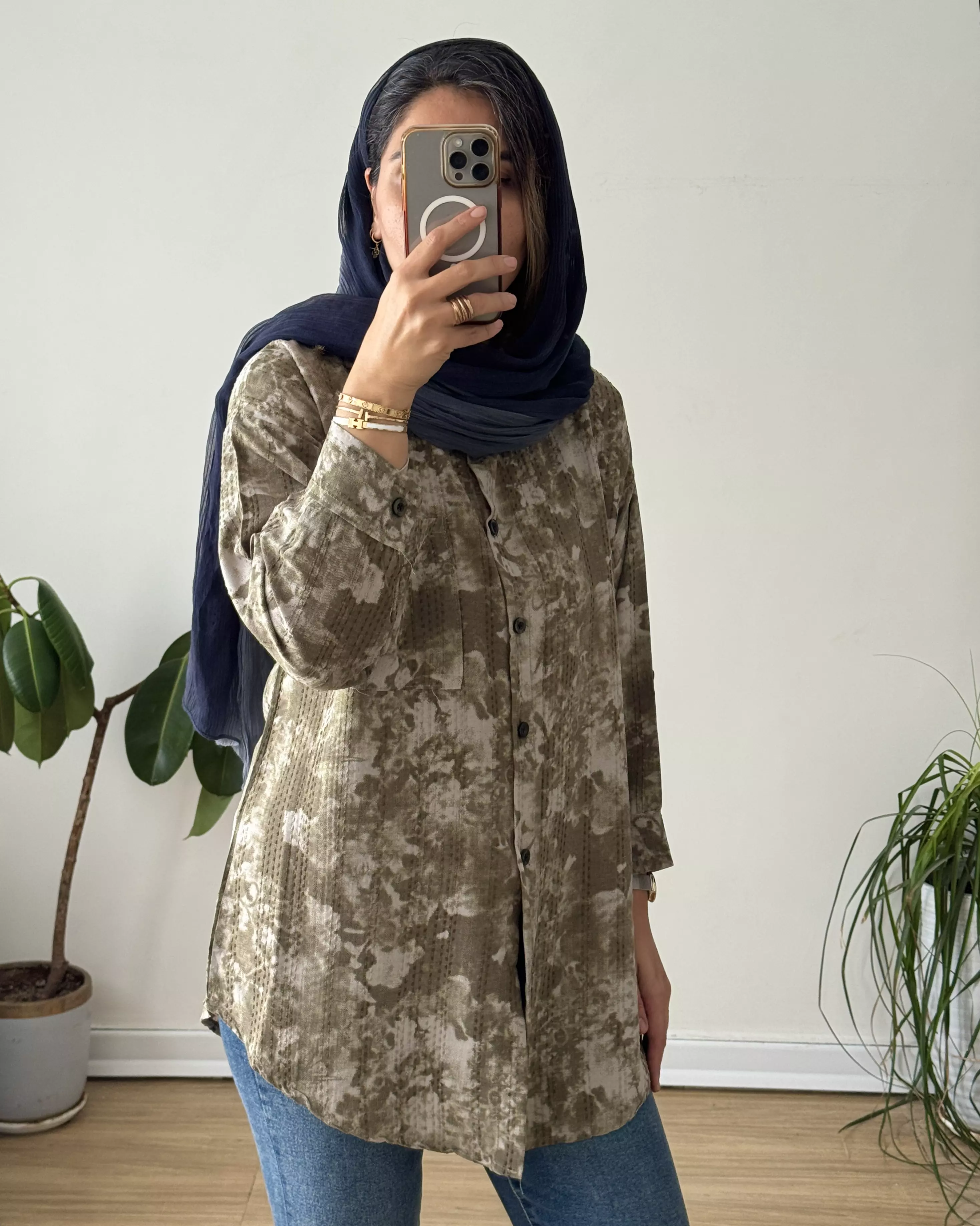 شومیز مانتویی لاریس