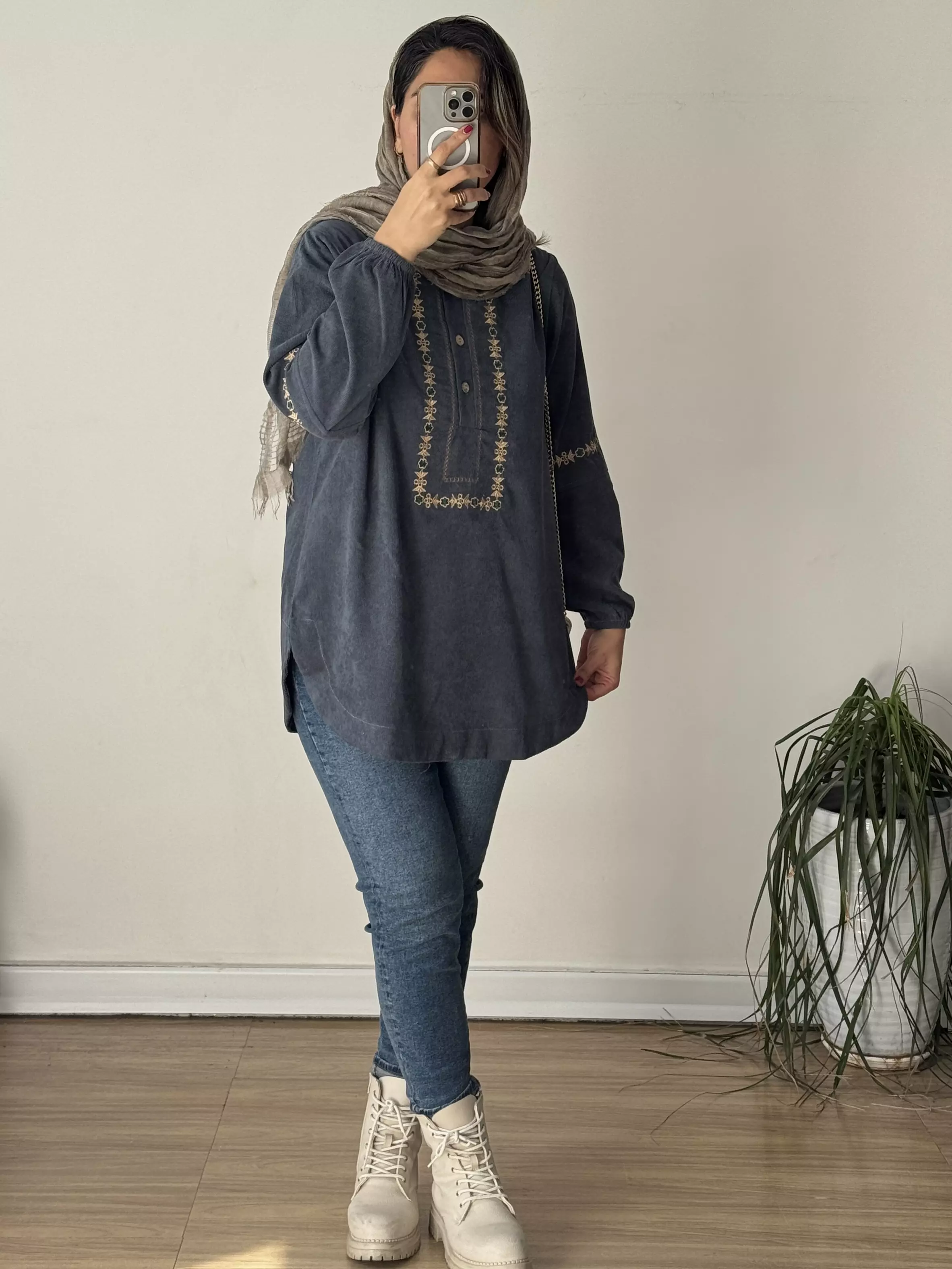 تونیک مانتویی شقایق