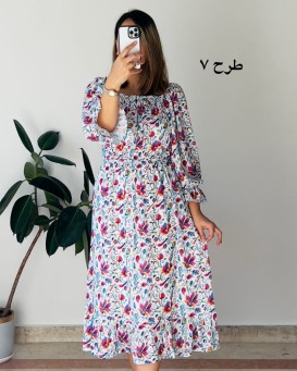 پیراهن کرپ حریر نهال