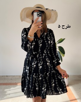پیراهن جلودگمه دلناز