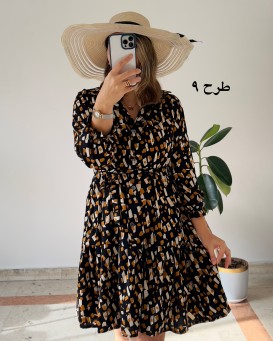 پیراهن جلودگمه دلناز