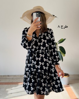 پیراهن جلودگمه دلناز