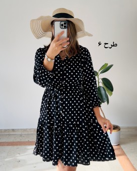 پیراهن جلودگمه دلناز