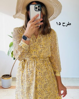 پیراهنن حریر سرمه 9