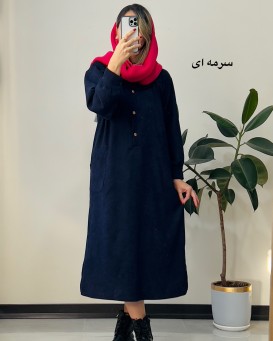 پیراهن مانتویی پاییزه آیه