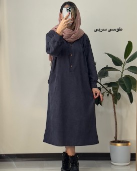 پیراهن مانتویی پاییزه آیه