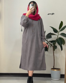 پیراهن مانتویی پاییزه آیه