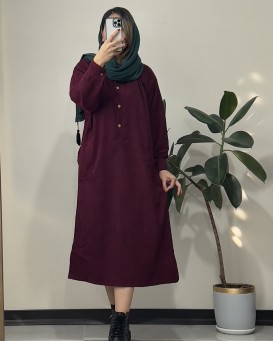 پیراهن مانتویی پاییزه آیه
