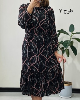 پیراهن حریر پارمین