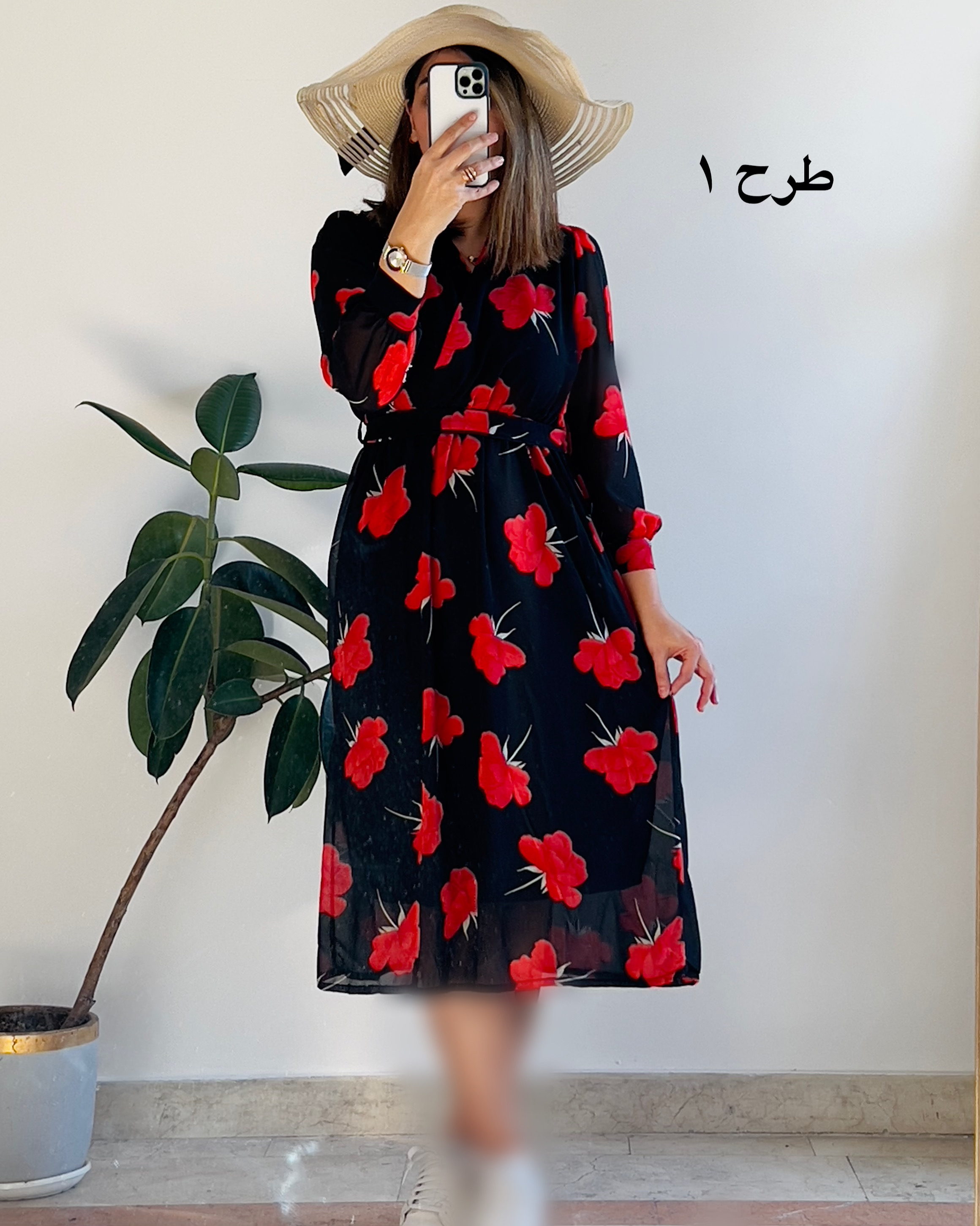 پیراهن حریر سرمه 10