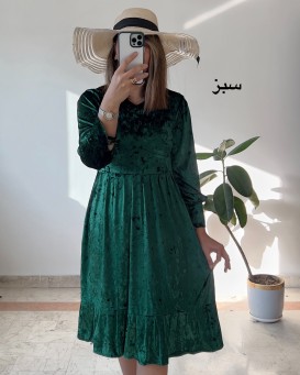 پیراهن مخمل آنا