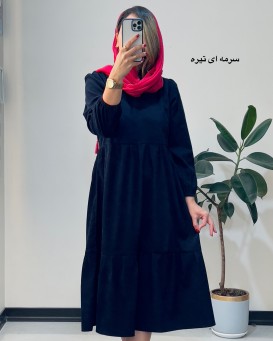 پیراهن مانتویی پاییزی مارال 4