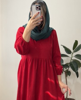 پیراهن مانتویی پاییزی مارال 4