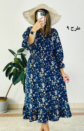 پیراهن کرپ حریر نهال سری 2