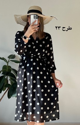 پیراهن حریر سرمه سری 13