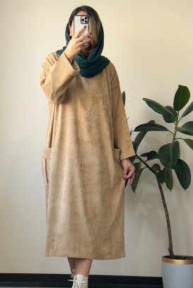 پیراهن مانتویی پاییزی آناشید