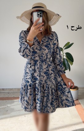 پیراهن جلودگمه دلناز سری دو
