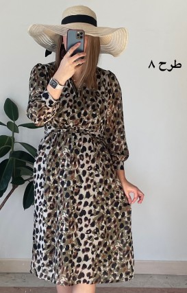 پیراهن حریر سرمه سری 14
