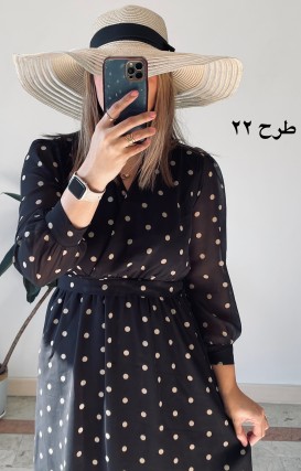 پیراهن حریر سرمه سری 14