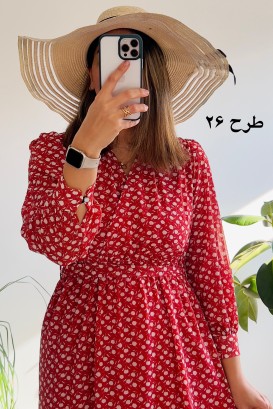 پیراهن حریر سرمه سری 14