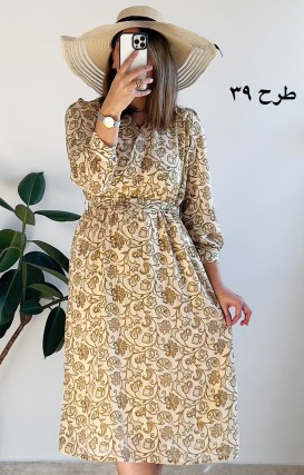 پیراهن حریر سرمه سری 14