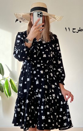 پیراهن جلودگمه دلناز 3