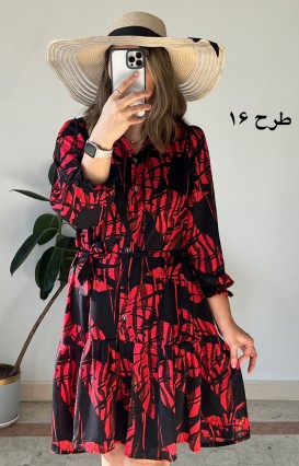 پیراهن جلودگمه دلناز 3