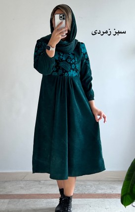 پیراهن مانتویی کژال