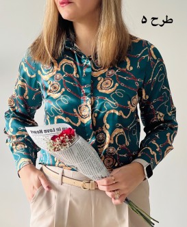 شومیز ساتن سیلک بهار