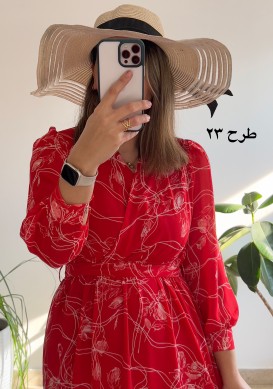 پیراهن حریر سرمه سری 15