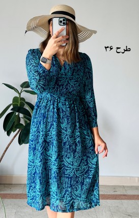 پیراهن حریر سرمه سری 15