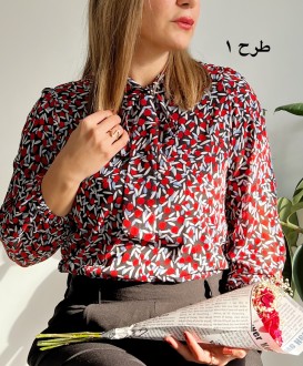 شومیز حریر ستاره