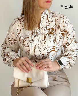 شومیز نگار با پارچه ساتن