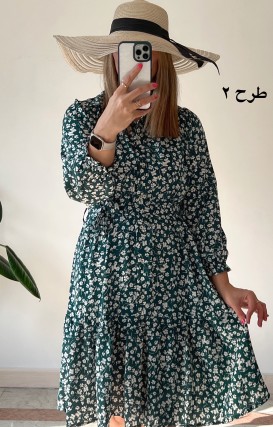 پیراهن جلودگمه دلناز 4