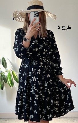 پیراهن جلودگمه دلناز 4