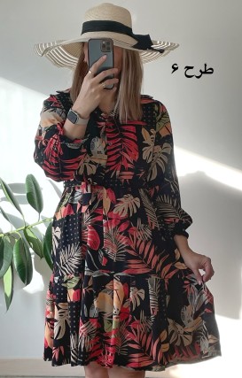 پیراهن جلودگمه دلناز 4