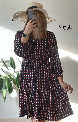 پیراهن جلودگمه دلناز 4