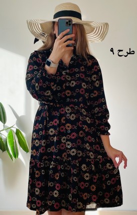 پیراهن جلودگمه دلناز 4