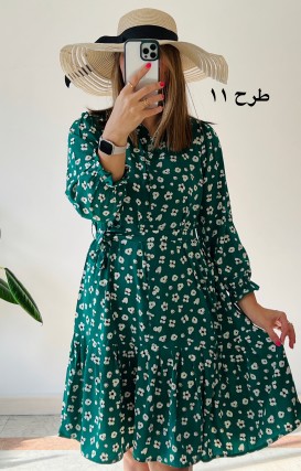 پیراهن جلودگمه دلناز 4