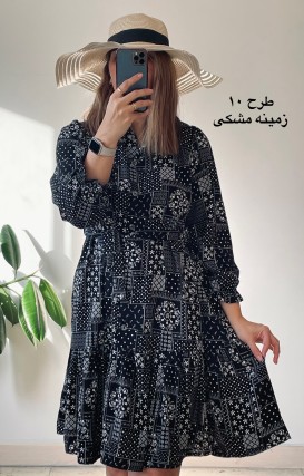 پیراهن جلودگمه دلناز 4