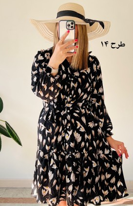 پیراهن جلودگمه دلناز 4