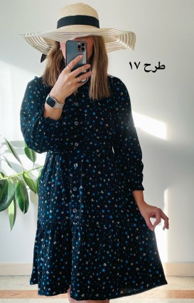 پیراهن جلودگمه دلناز 4