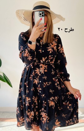 پیراهن جلودگمه دلناز 4