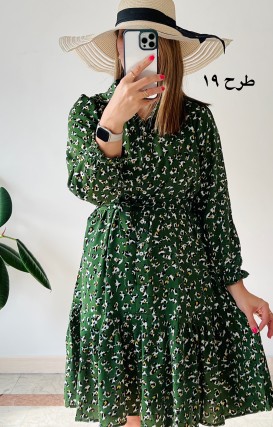 پیراهن جلودگمه دلناز 4