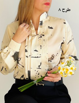 شومیز نگار با پارچه ساتن 2