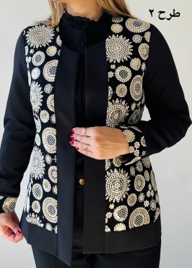کت مزونی با خرجکار سوزندوزی