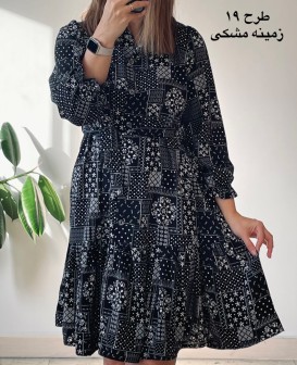 پیراهن جلودگمه دلناز 5