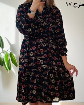 پیراهن جلودگمه دلناز 5