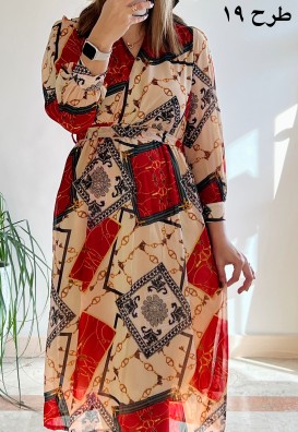 پیراهن حریر سرمه سری 17
